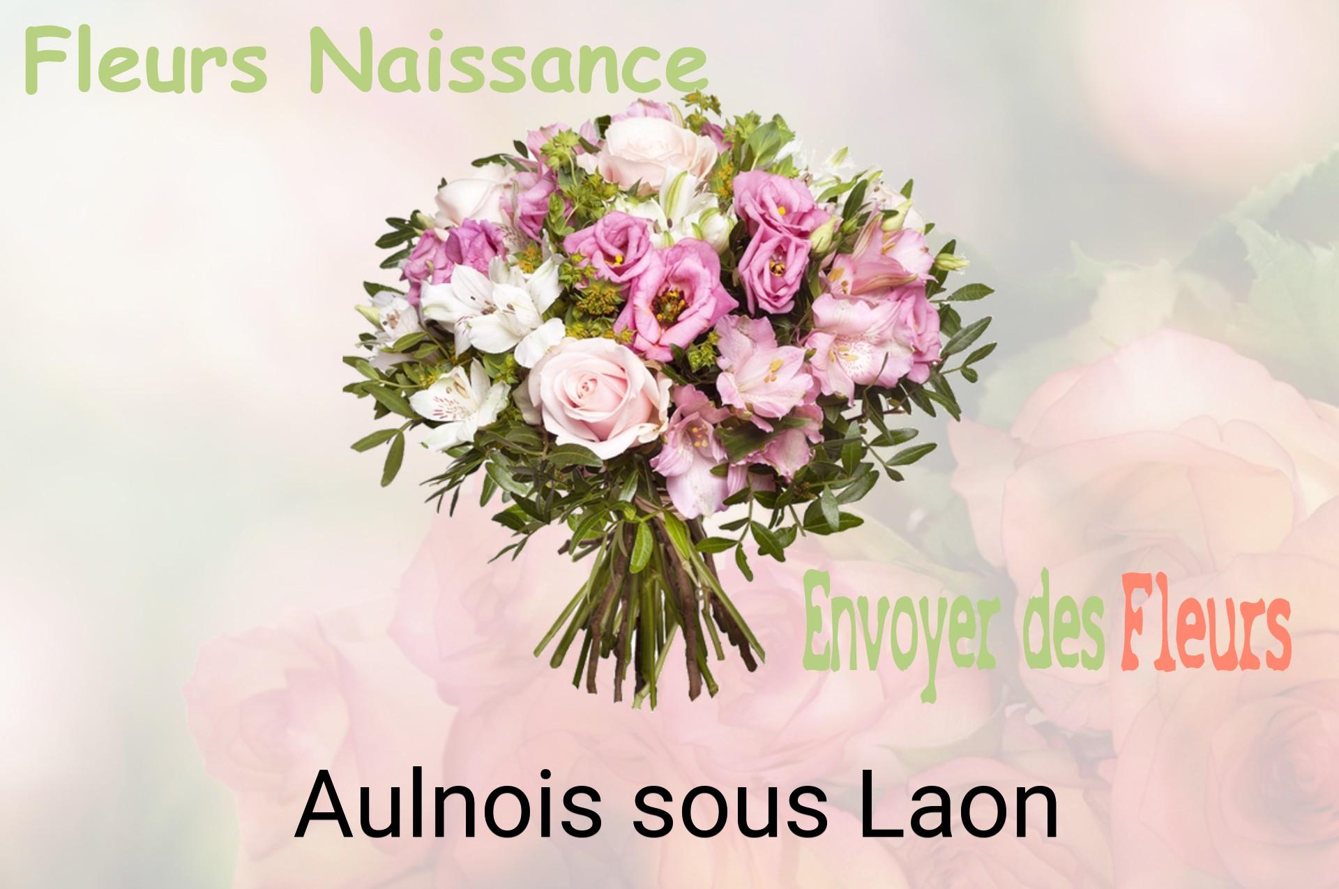 Bouquet de fleurs de naissance livré à Aulnois-sous-Laon